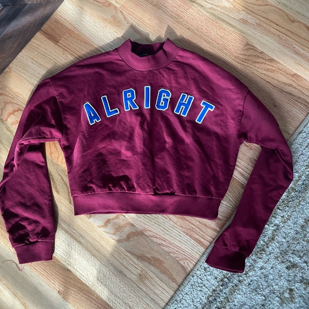 Cropped sweater